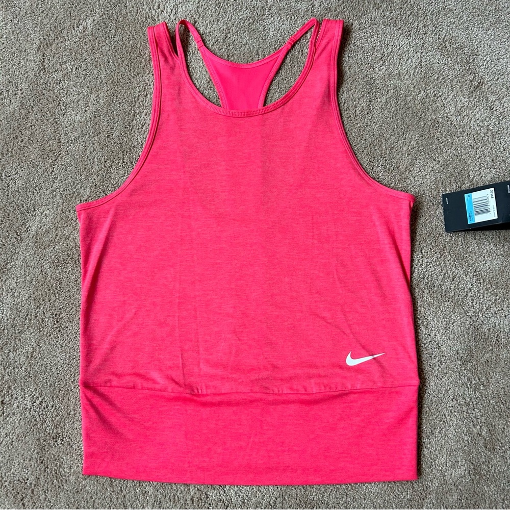 Nike Women's DRI-FIT Pink Tank Top